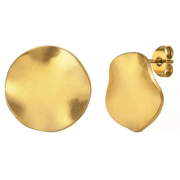 Evie Round Earrings