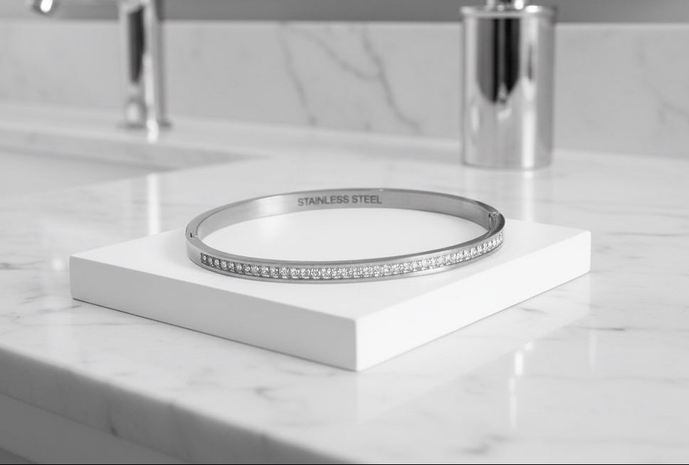 Ashley Crystal Bangle Bracelet