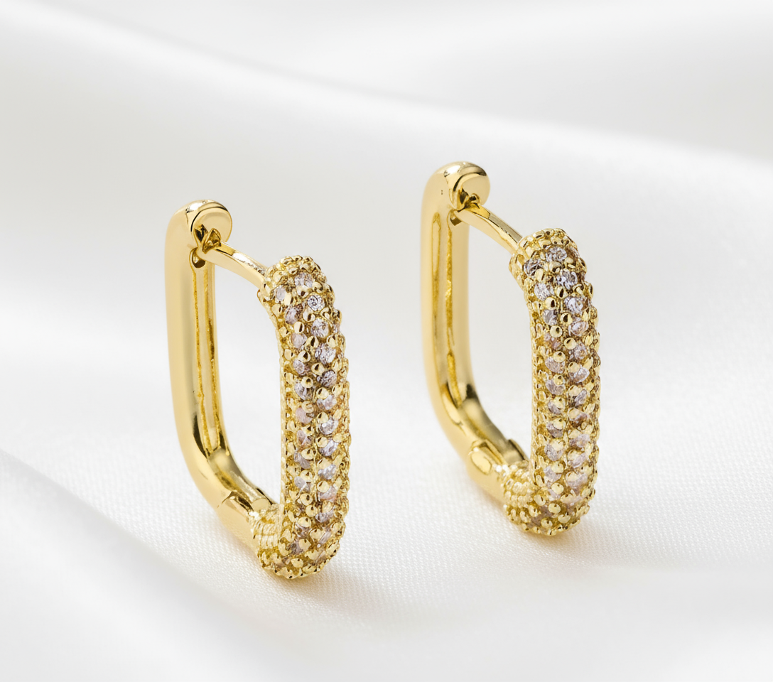 Bess Hoop Earrings Gold
