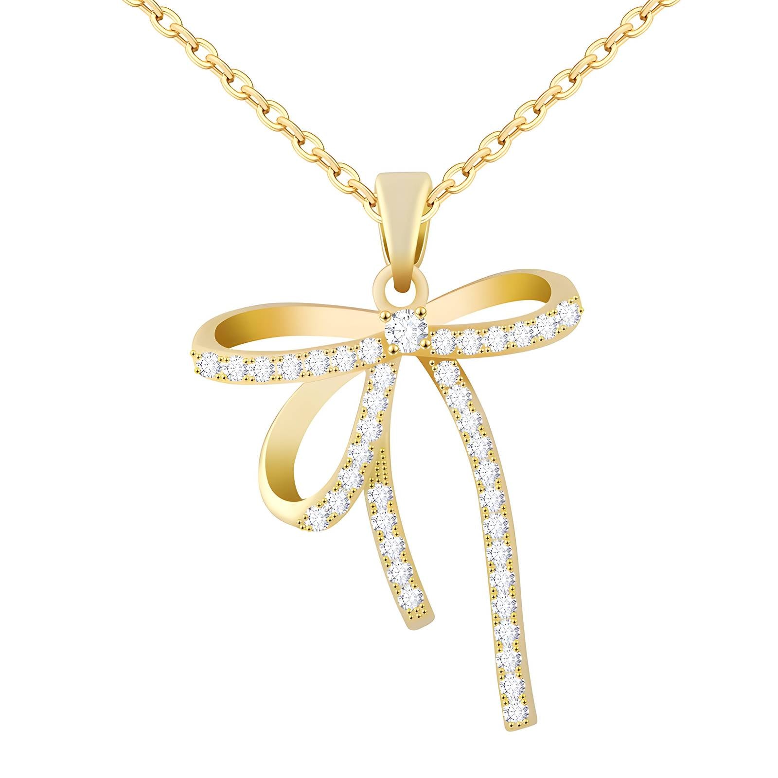 Bow It Necklace