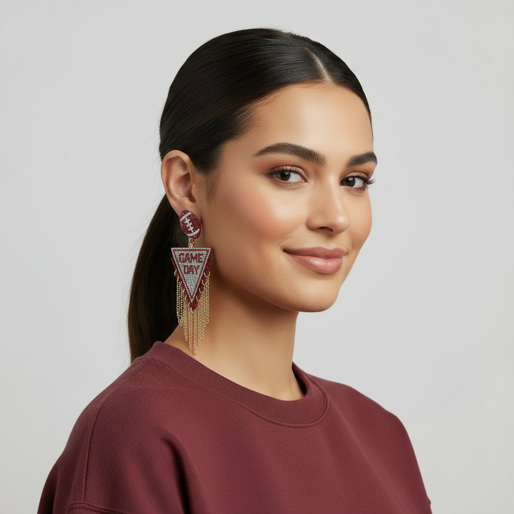 Game Day Dangle Earrings