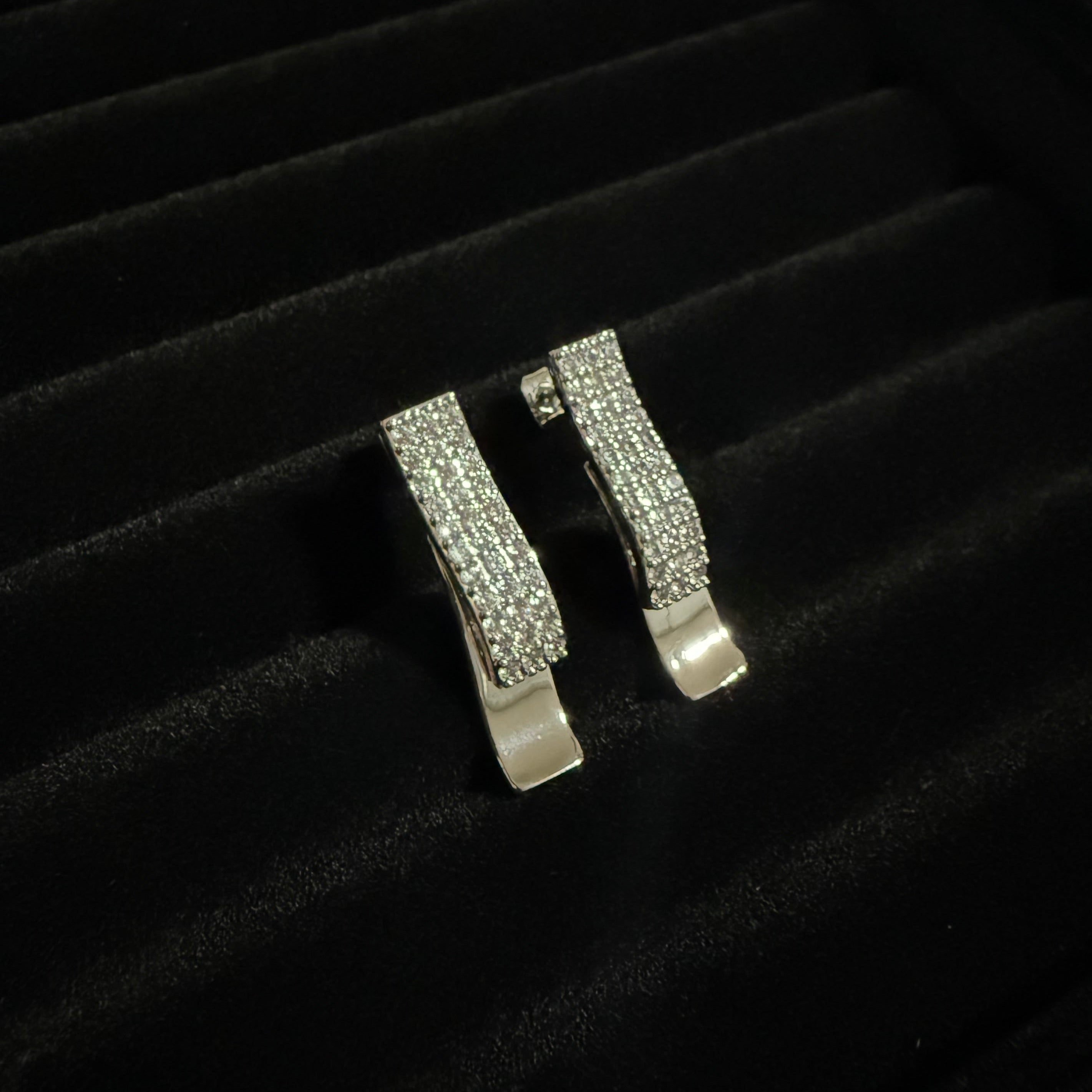 Wave Earrings Silver