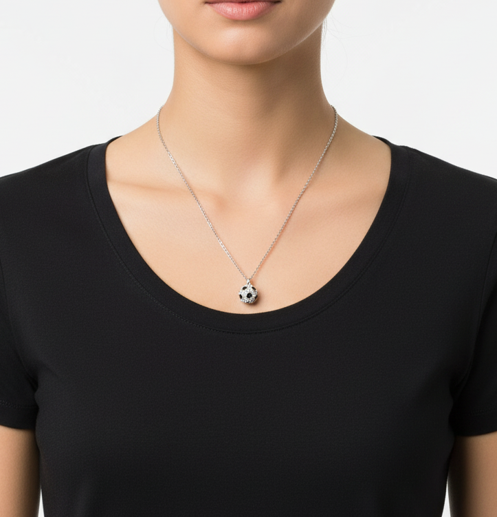 Soccer Pendant Necklace