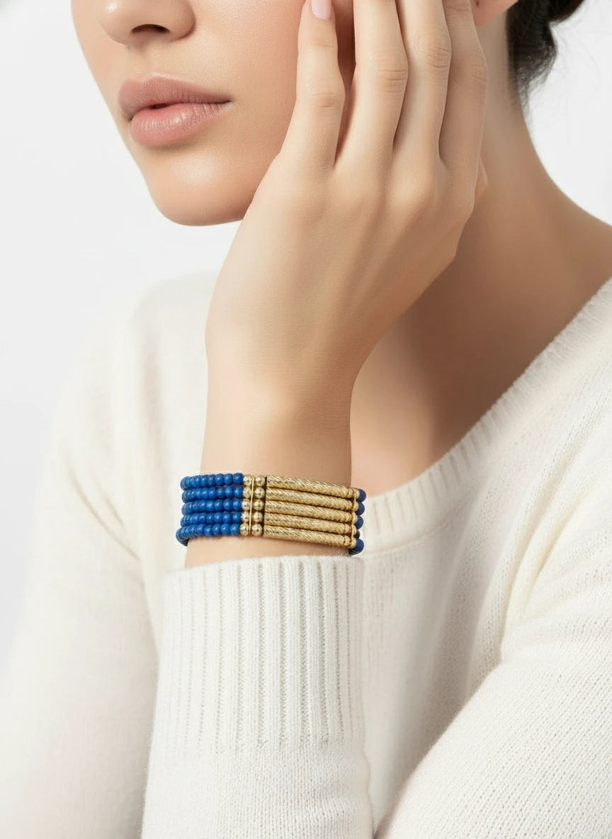 Rachel Bead Bracelet 5 Row