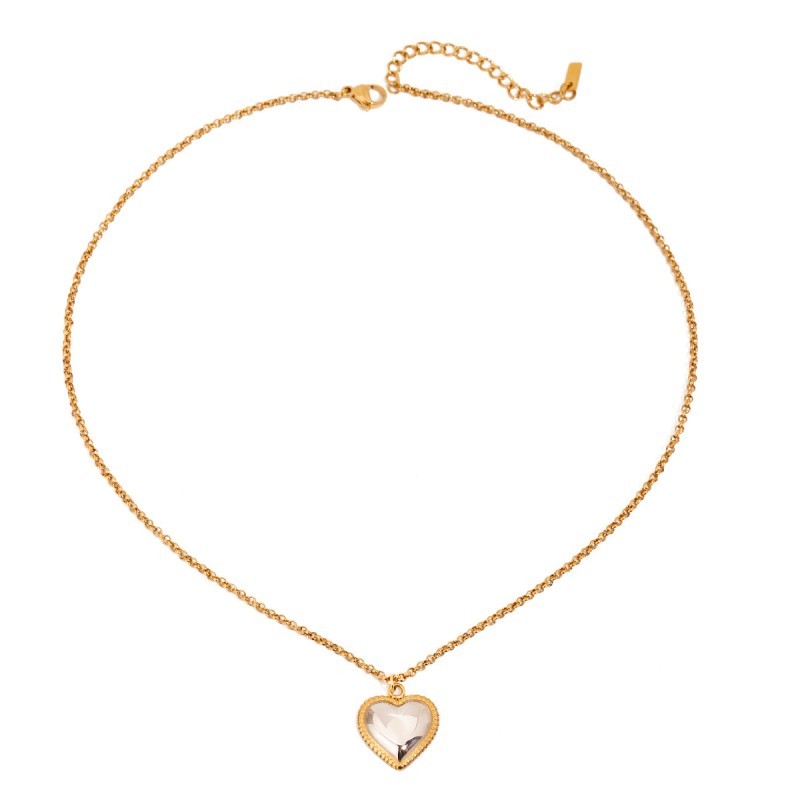 Heart Two Tone Necklace