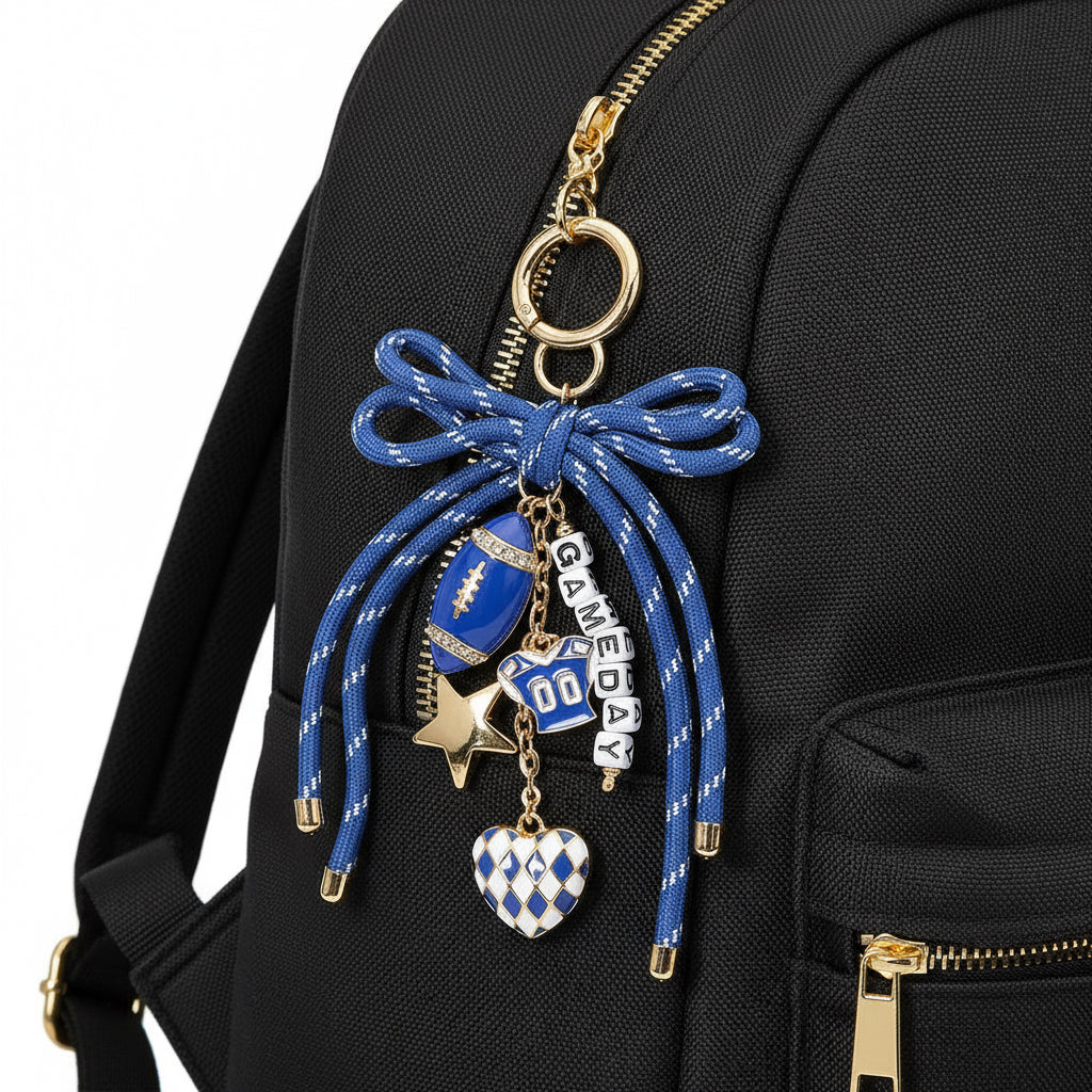 Football Game day Keychain